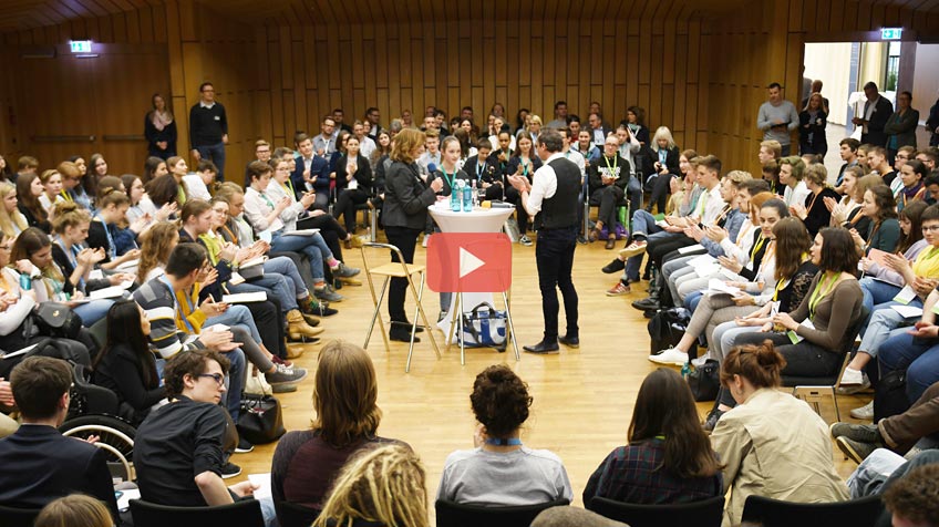 Video von der Jugendklimakonferenz in Erlangen